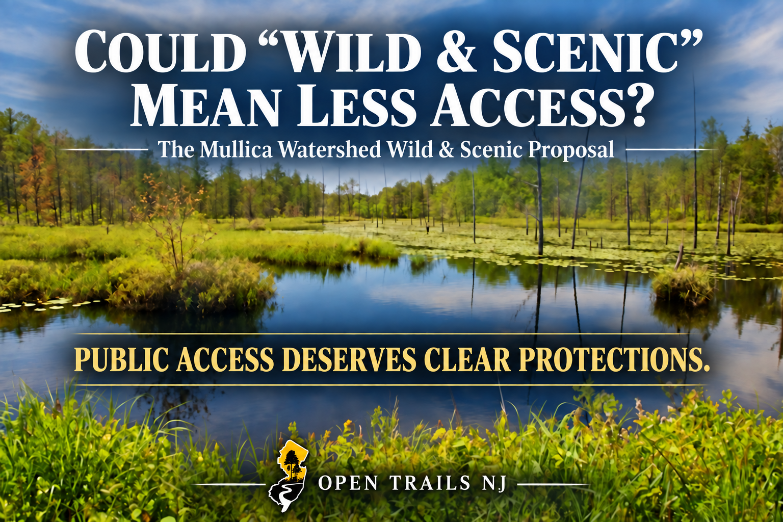 Pinelands Public Access at Risk